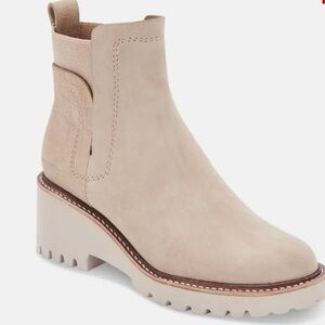 Dolce Vita Huey H20 Booties Dune Suede 8.5